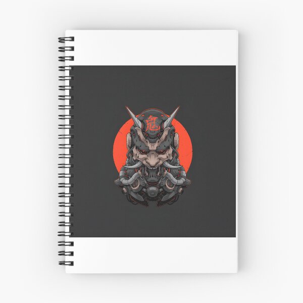 Item preview, Oni Mecha Blackout Version Futuristic Samurai Robot Design designed and sold by SavanahFirefox.