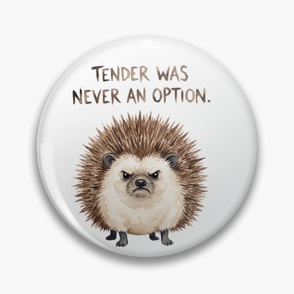 Item preview, Angry Round Hedgehog Quills designed and sold by Tiffany Roy.