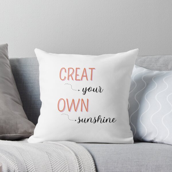 Item preview, creat your own sunshine motivational qoute typography designed and sold by yaraothman95.