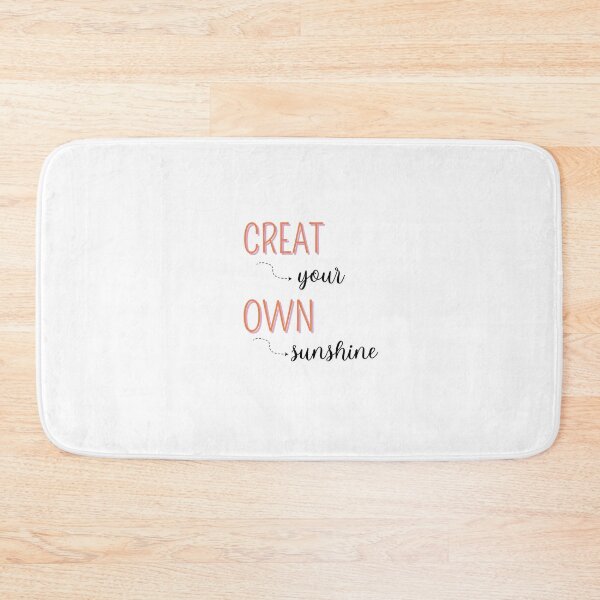 Item preview, creat your own sunshine motivational qoute typography designed and sold by yaraothman95.