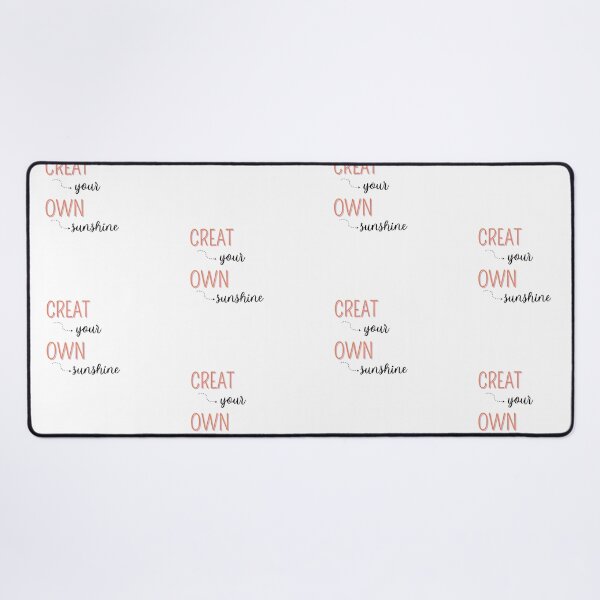 Item preview, creat your own sunshine motivational qoute typography designed and sold by yaraothman95.
