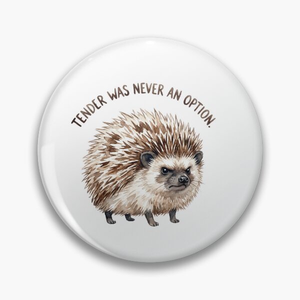 Item preview, Spiky Walking Hedgehog Scowl designed and sold by Tiffany Roy.