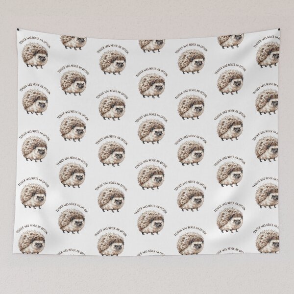 Item preview, Spiky Walking Hedgehog Scowl designed and sold by Tiffany Roy.
