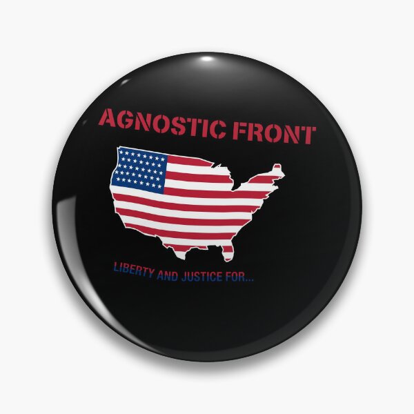 Artikelvorschau, Karte der Agnostischen Front „Freiheit und Gerechtigkeit für die USA“ entworfen und verkauft von theandroidvivz.