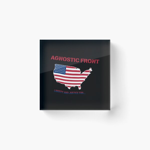 Artikelvorschau, Karte der Agnostischen Front „Freiheit und Gerechtigkeit für die USA“ entworfen und verkauft von theandroidvivz.