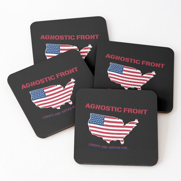 Item preview, Agnostic Front Liberty And Justice For USA Map designed and sold by theandroidvivz.