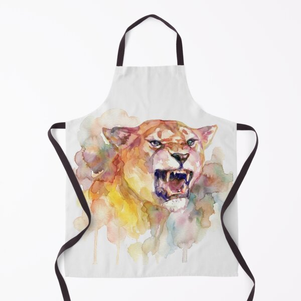 Item preview, Lioness Open Mouth, Pastel Rainbow designed and sold by caracatita75.