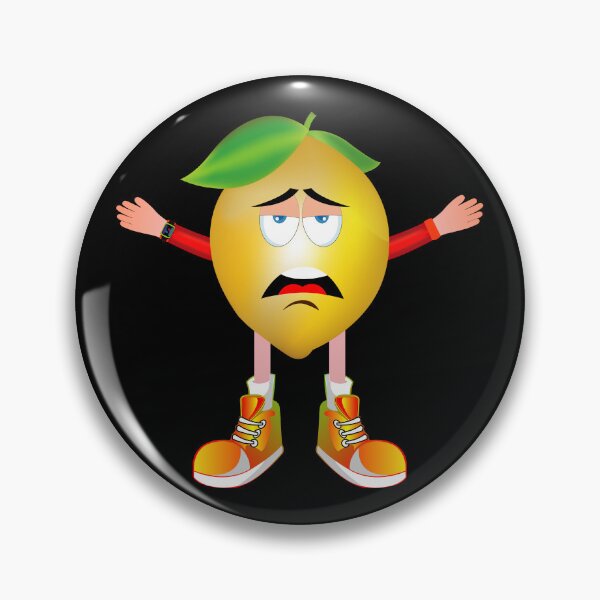 Item preview, Bored Lemon Animated Character Boy Version designed and sold by ExpressiveToon.