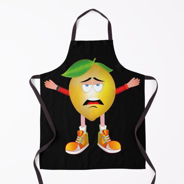 Item preview, Bored Lemon Animated Character Boy Version designed and sold by ExpressiveToon.