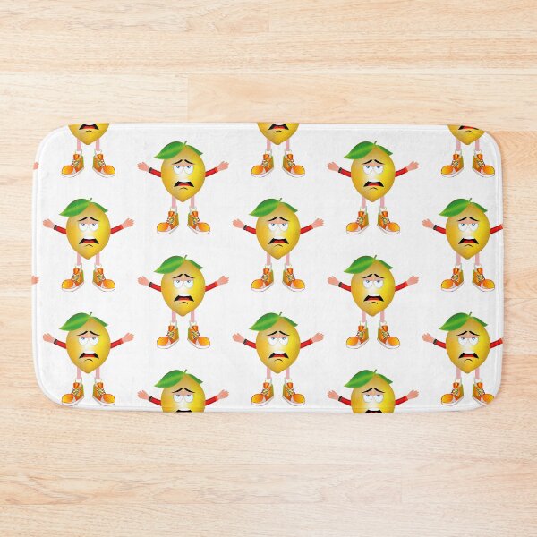 Item preview, Bored Lemon Animated Character Boy Version designed and sold by ExpressiveToon.