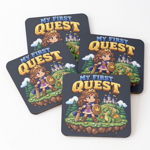 Item preview, My First Quest – 16-Bit Princess & Dragon designed and sold by WUSCHELWORKS.