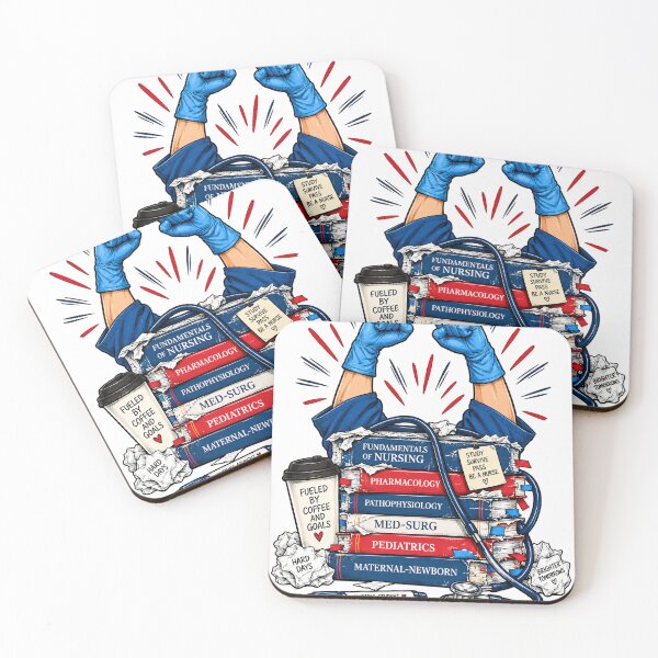 Item preview, Nursing Student Survival Guide: Coffee, Books & Brighter Tomorrows designed and sold by Nordo Studio.