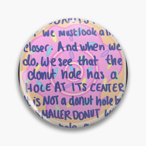 Item preview, Creative Donut Hole Design Featuring a Playful Twist Inside Another Donut Hole designed and sold by nemuwu.