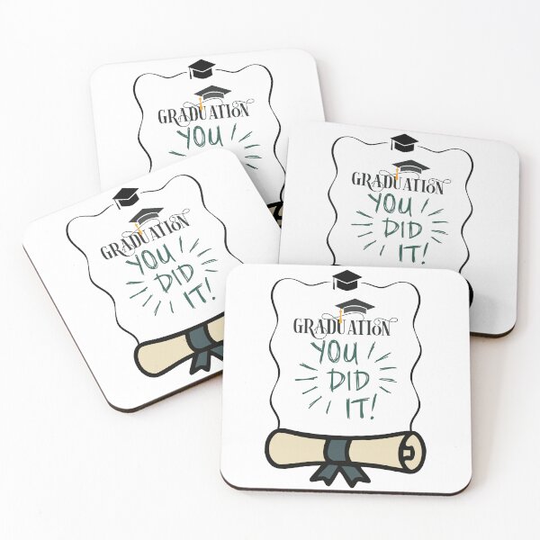 Item preview, Graduation You Did It Diploma Senior Graduate Sticker designed and sold by Esraa-Arts.