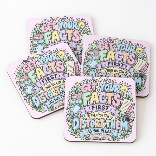 Item preview, First the Facts, Then the Story designed and sold by Quote Gallery.
