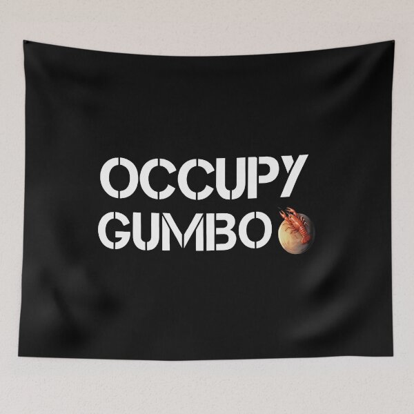 Item preview, Occupy Gumbo Spaceports Of The South Crawfish designed and sold by theandroidvivz.