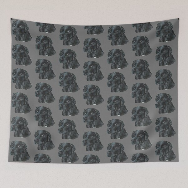 Item preview, Black Labrador Dog Art designed and sold by artsofamber.