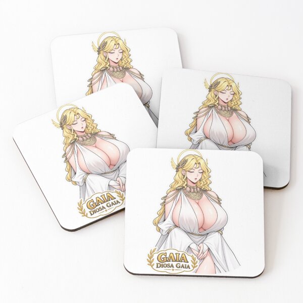 Item preview, Gaia Goddess – Divine Anime Queen Fantasy Sticker designed and sold by MeowLoka ⭐⭐⭐⭐.