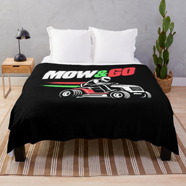 Item preview, Funny MOW & GO Lawn Mower Racing Dad Jokes Art designed and sold by elderberry.