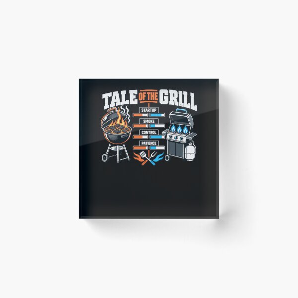Item preview, Funny Charcoal Vs Gas Grill Lovers Art designed and sold by elderberry.