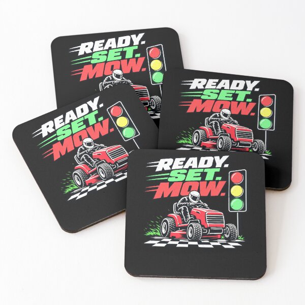 Item preview, Funny Read Set Mow Lawn Mower Racing Dad Jokes Art designed and sold by elderberry.
