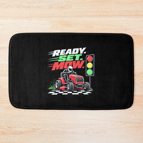 Item preview, Funny Read Set Mow Lawn Mower Racing Dad Jokes Art designed and sold by elderberry.