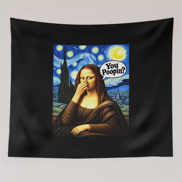 Item preview, You Poopin? Toilet Humor Art Mashup designed and sold by elderberry.