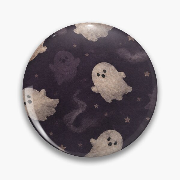 Item preview, Cute Ghost Halloween Night Pattern designed and sold by mycute-stickers.