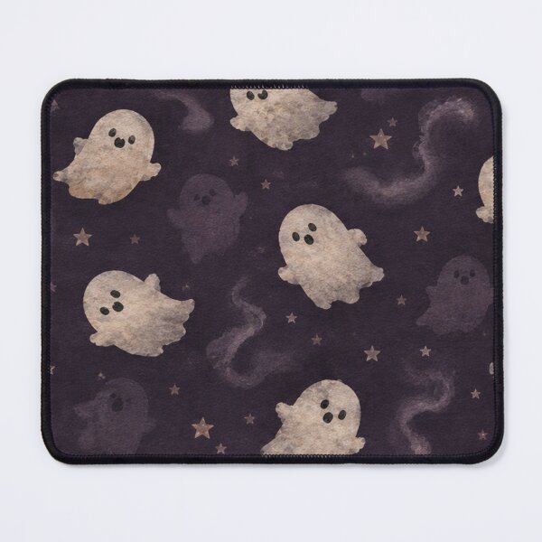 Item preview, Cute Ghost Halloween Night Pattern designed and sold by mycute-stickers.