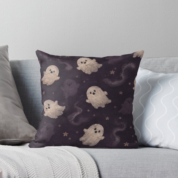 Item preview, Cute Ghost Halloween Night Pattern designed and sold by mycute-stickers.