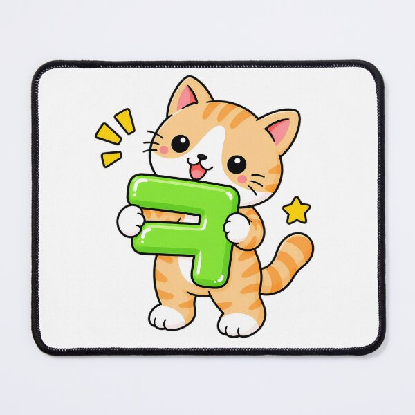 Artikelvorschau, Niedliche orange getigerte Katze mit koreanischem Hangul-Zeichen ㅋ Kawaii Kitty entworfen und verkauft von NoopnyangStudio.