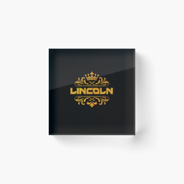 Item preview, Lincoln Personalized Funny & Unique Custom Name Design with Crown designed and sold by Watsonarts.