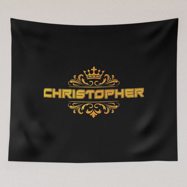 Item preview, Christopher Personalized Funny & Unique Custom Name Design with Crown designed and sold by Watsonarts.