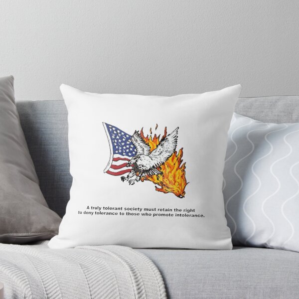 Item preview, Una sociedad verdaderamente tolerante debe conservar el derecho a negar la tolerancia a quienes promueven la intolerancia. American Eagle Fire designed and sold by theandroidvivz.