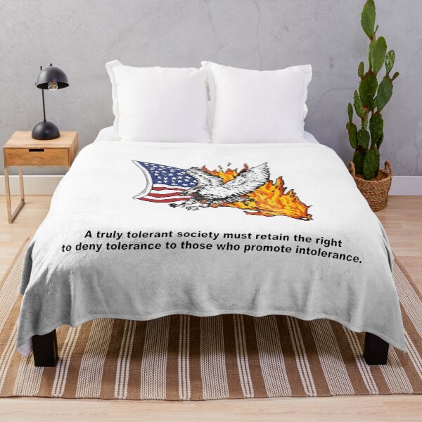 Item preview, A Truly Tolerant Society Must Retain The Right To Deny Tolerance To Those Who Promote Intolerance American Eagle Fire designed and sold by theandroidvivz.