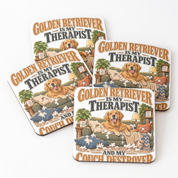 Item preview, My Golden Retriever Is My Therapist And Couch Destroyer designed and sold by Nordo Studio.