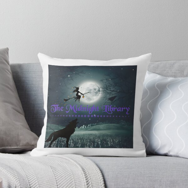 Item preview, Midnight Library Spooky Nighttime Logo with Moon and Stars Design designed and sold by The Zenless System.