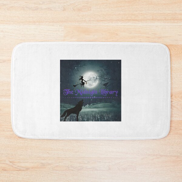 Item preview, Midnight Library Spooky Nighttime Logo with Moon and Stars Design designed and sold by The Zenless System.