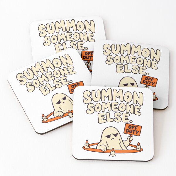 Item preview, Summon Someone Else – Off Duty Halloween Ghost designed and sold by Peters73Shop.