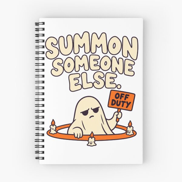Item preview, Summon Someone Else – Off Duty Halloween Ghost designed and sold by Peters73Shop.