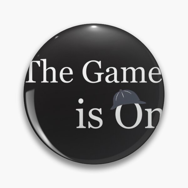 Item preview, The Game is On Sherlock Inspired Detective Mystery Design designed and sold by kendicel.