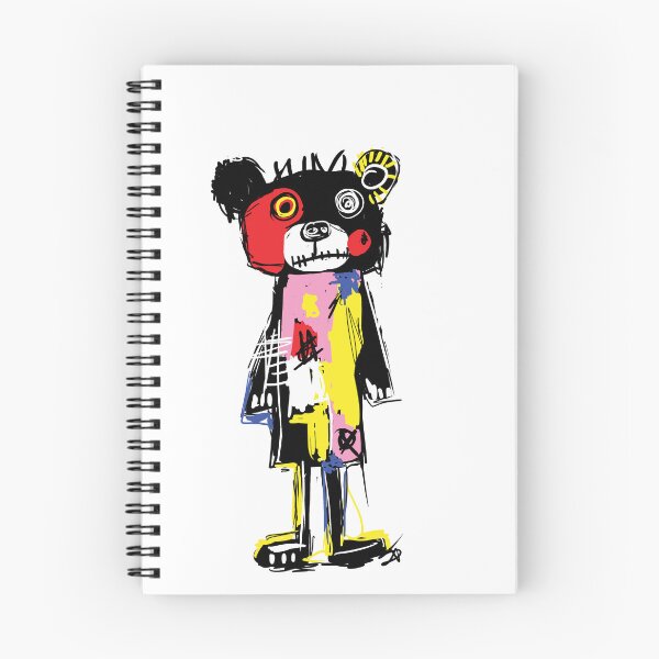Item preview, basquiat art, bear designed and sold by Kasia1987t.