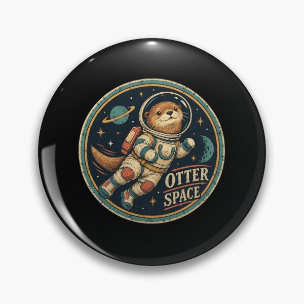 Item preview, Otter Space Vintage Astronaut designed and sold by bobcatmarty.