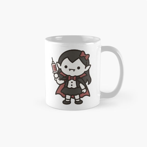 Item preview, Vampire Girl Blood Draw Nurse Halloween Illustration designed and sold by medicalkinoko.