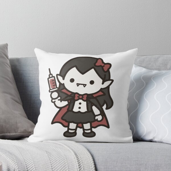 Item preview, Ilustración de Halloween de una enfermera vampira extrayendo sangre designed and sold by medicalkinoko.