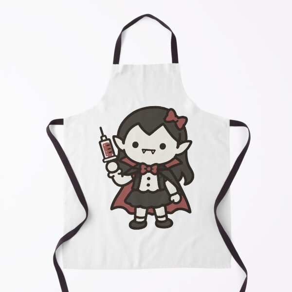Item preview, Vampire Girl Blood Draw Nurse Halloween Illustration designed and sold by medicalkinoko.