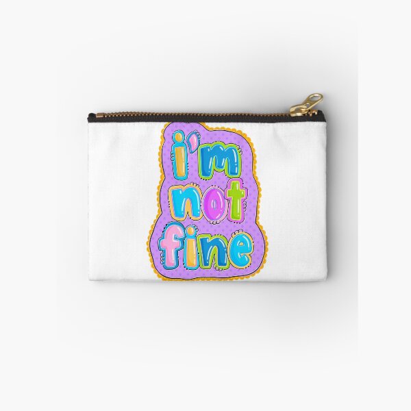 Item preview, I’m Not Fine | Mental Health Awareness designed and sold by Creatively Cristin.