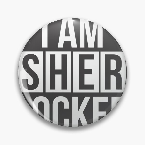 Item preview, Sherlocked White Text Minimalist Design for Mystery and Detective Fans designed and sold by kendicel.