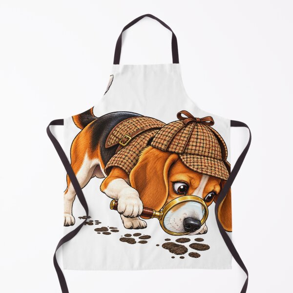 Item preview, Detective Beagle With Magnifying Glass designed and sold by Nordo Studio.