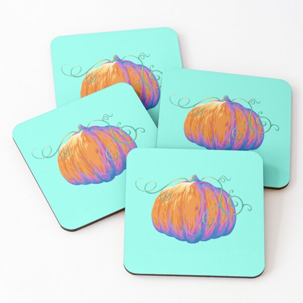 Item preview, Painted Pumpkin with Twisting Vines on a Seafoam Background designed and sold by ShayMaven.